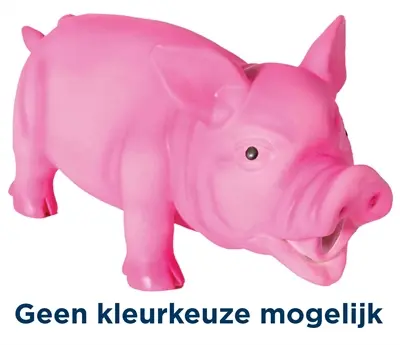 Trixie hondenspeelgoed latex varken 21 cm – met dierengeluid