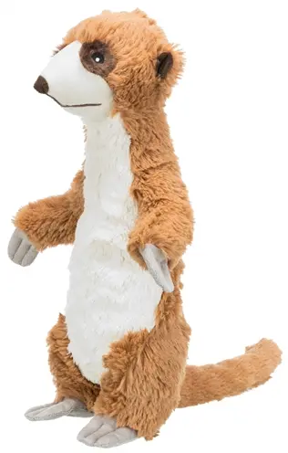 Trixie hondenspeelgoed pluche stokstaartje 40 cm – met geluid