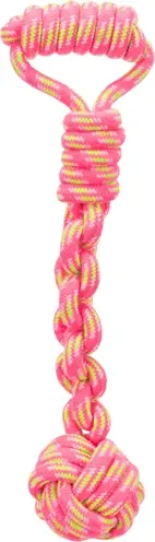 Trixie hondenspeelgoed knoopbal aan touw 38 x 8 x 8 cm - Afbeelding 7