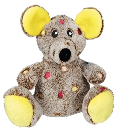 Trixie hondenspeelgoed pluche muis 17 cm – met geluid