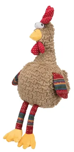 Trixie pluche haan met dierengeluid 60 cm – met ritselfolie - Afbeelding 5