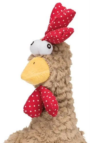 Trixie pluche haan met dierengeluid 60 cm – met ritselfolie - Afbeelding 6