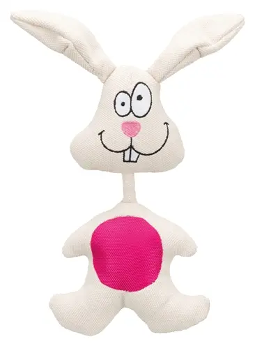 Trixie hondenspeelgoed stoffen haas 29 cm – met geluid