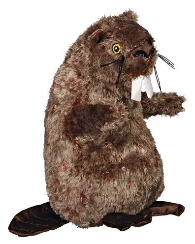 Trixie hondenspeelgoed pluche bever 27 cm – met dierengeluid