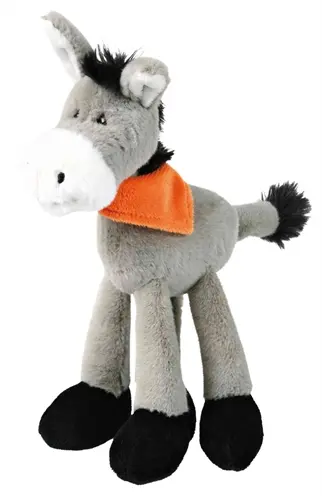 Trixie hondenspeelgoed pluche ezel 24 cm – met geluid