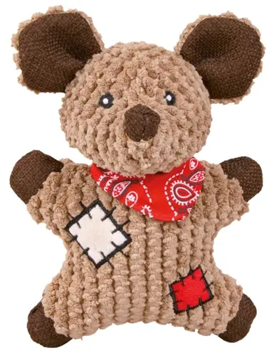 Trixie hondenspeelgoed muis van stof en jute 19 cm – met geluid
