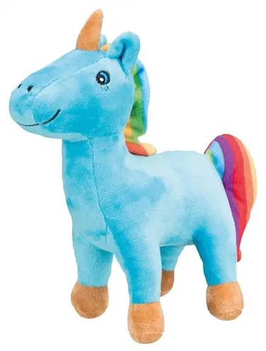 Trixie hondenspeelgoed pluche eenhoorn 25 cm – met geluid, diverse kleuren - Afbeelding 2