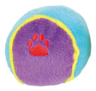 Trixie hondenspeelgoed pluche speelbal 6 x 6 x 6 cm – met geluid - Afbeelding 2