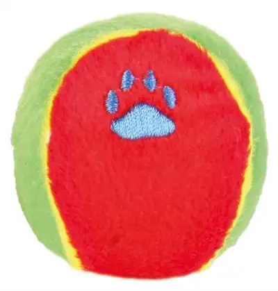 Trixie hondenspeelgoed pluche speelbal 6 x 6 x 6 cm – met geluid - Afbeelding 4