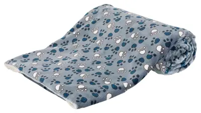 Trixie deken Tammy blauw/beige 150 x 100 cm – zacht fleece