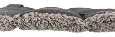 Trixie reisdeken Bendson donkergrijs/lichtgrijs 120 x 80 x 3 cm – oprolbaar - Afbeelding 4