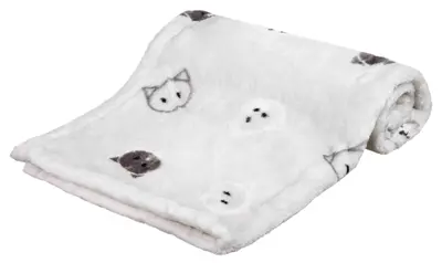 Trixie kattendeken Mimi softpluche lichtgrijs 70 x 50 cm