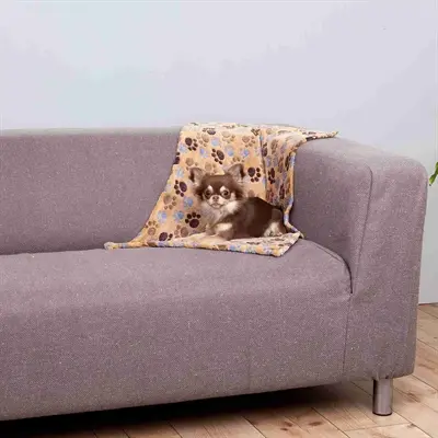 Trixie hondendeken Laslo softfleece beige 75 x 50 cm – 2 stuks - Afbeelding 4