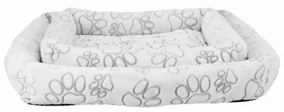 Trixie hondenmand Nando hoekig lichtgrijs 75 x 65 cm - Afbeelding 4