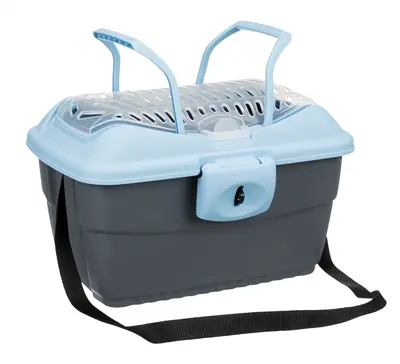 Trixie vervoersbox Capri knaagdier lichtgrijs/groen 40 x 30 x 22 cm - Afbeelding 4