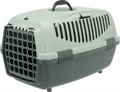 Trixie Be Eco vervoersbox Capri antraciet/grijs-groen 48 x 32 x 31 cm