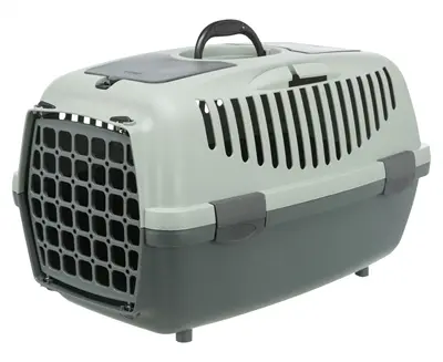 Trixie Be Eco vervoersbox Capri antraciet/grijs-groen 61 x 40 x 38 cm