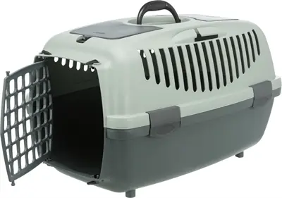 Trixie Be Eco vervoersbox Capri antraciet/grijs-groen 61 x 40 x 38 cm - Afbeelding 3