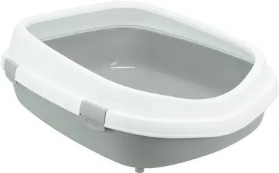 Trixie kattenbak Primo XXL grijs/wit 71 x 56 x 25 cm – met rand - Afbeelding 4