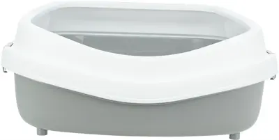 Trixie kattenbak Primo XXL grijs/wit 71 x 56 x 25 cm – met rand - Afbeelding 6