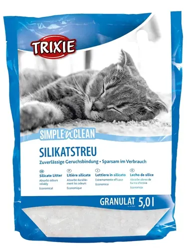 Trixie silicaatstrooisel Simple'n'Clean 10 x 5 liter – stofarm