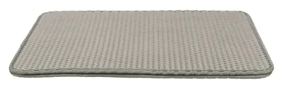Trixie uitloopmat Eva voor kattenbak grijs 70 x 40 cm
