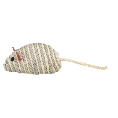 Trixie kattenspeelgoed muis sisal met belletje 10 cm assorti – 4 stuks - Afbeelding 5