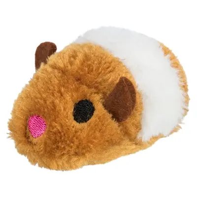 Trixie bungelspeeltje muis opwindbaar pluche 8 cm – 12 stuks - Afbeelding 2