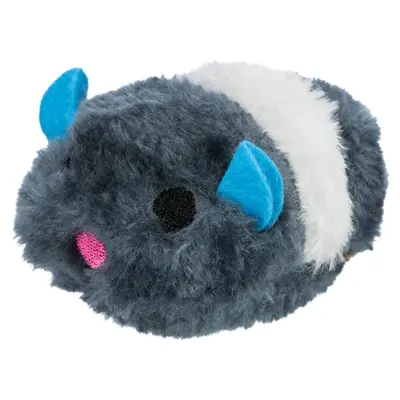 Trixie bungelspeeltje muis opwindbaar pluche 8 cm – 12 stuks - Afbeelding 3