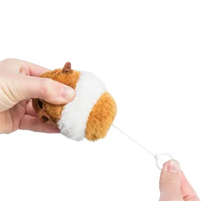 Trixie bungelspeeltje muis opwindbaar pluche 8 cm – 12 stuks - Afbeelding 6