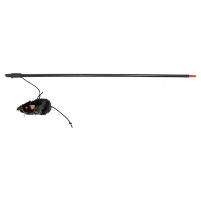 Trixie kattenhengel muis pluche met catnip 100 cm - Afbeelding 2