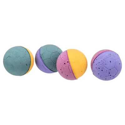 Trixie softbal zacht rubber 4,3 cm assorti – kattenspeelgoed - Afbeelding 2