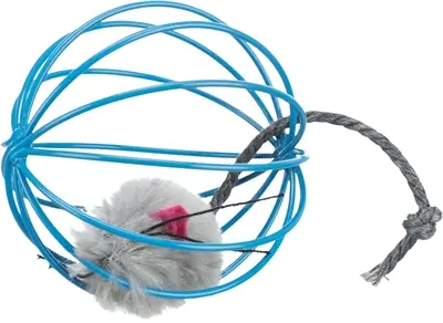 Trixie kattenspeelgoed muis in traliebal pluche 6 cm assorti – 24 stuks - Afbeelding 5