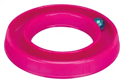 Trixie kattenspeelgoed Flashing Ball Race roze 65 x 31 cm - Afbeelding 3