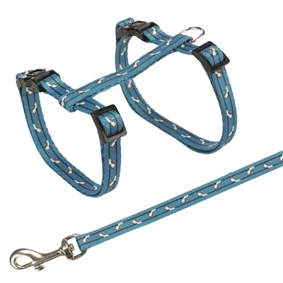 Trixie kattentuig met riem kattenmotief 27-45 x 1 cm assorti – 4 stuks - Afbeelding 3