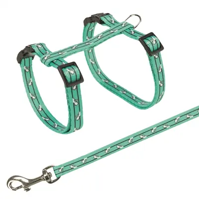 Trixie kattentuig met riem kattenmotief 27-45 x 1 cm assorti – 4 stuks - Afbeelding 4