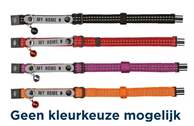 Trixie kattenhalsband reflecterend assorti – 4 stuks