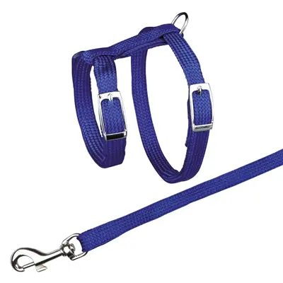 Trixie kattentuig met riem metalen gespen 22-42 x 1 cm assorti – 4 stuks - Afbeelding 4