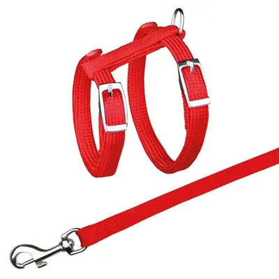 Trixie kattentuig met riem metalen gespen 22-42 x 1 cm assorti – 4 stuks - Afbeelding 5