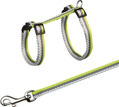 Trixie kattentuig met riem Freshline Spot 27-45 x 1 cm assorti – 4 stuks - Afbeelding 2