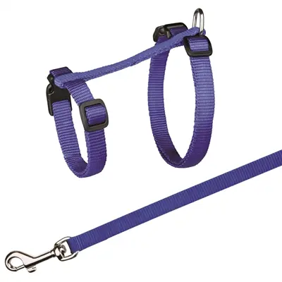 Trixie kattentuig met riem 34-57 x 1,3 cm assorti – 4 stuks - Afbeelding 4