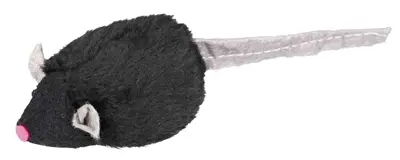 Trixie kattenspeelgoed muis pluche 6 cm assorti – in display - Afbeelding 3
