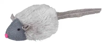 Trixie kattenspeelgoed muis pluche 6 cm assorti – in display - Afbeelding 4