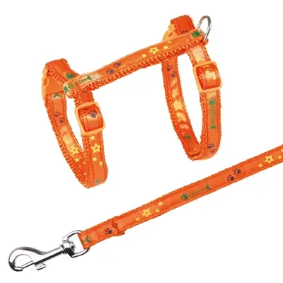 Trixie kattentuig met riem visgraatmotief 23-39 x 1 cm – 4 stuks - Afbeelding 3