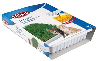 Trixie softgras bak 12 x 100 g – kattengras om zelf te kweken
