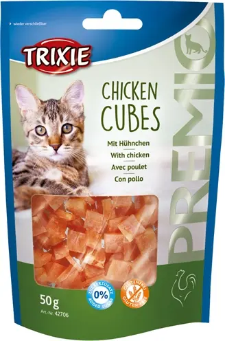 Trixie Premio Chicken Cubes 50g - Vleesrijke Hondensnacks - Afbeelding 2