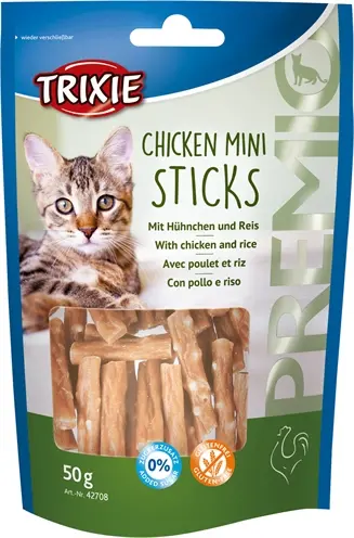 Trixie Premio Chicken Mini Sticks snack kip en rijst 6 x 50 g