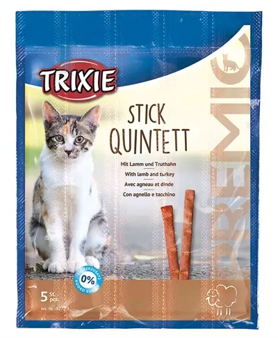 Trixie Premio Stick Lam Kalkoen 5x5 Gr - Vleesrijke Hondensnacks