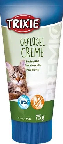 Trixie Premio gevogeltepasta voor katten 12 x 75 g – glutenvrij