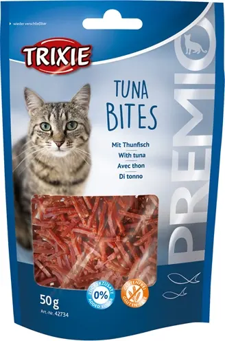 Trixie Premio Tuna Bites 50 g – kattensnack met tonijn, glutenvrij - Afbeelding 4